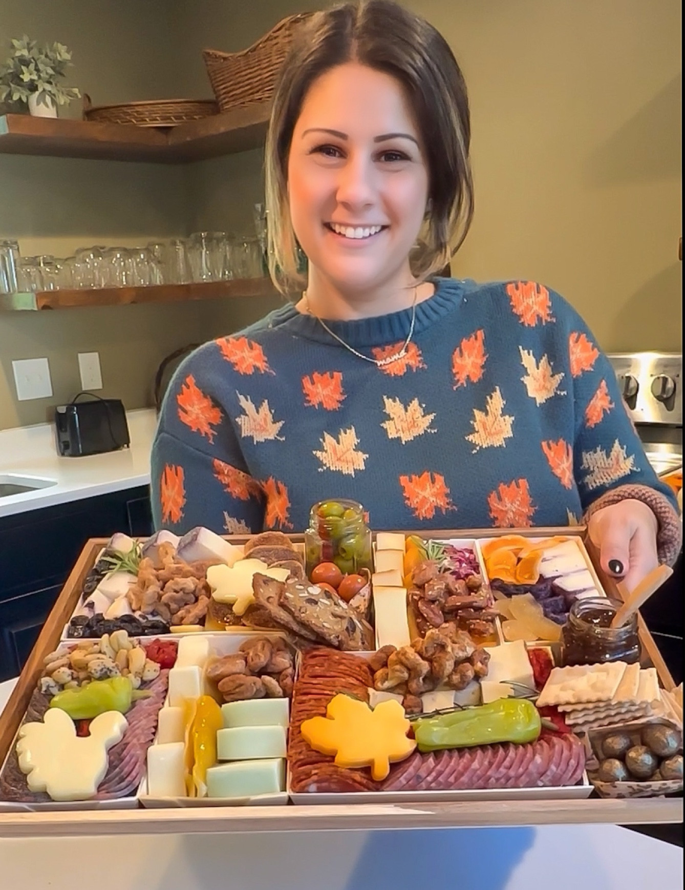 Thanksgiving Host - Fall Sweater and Charcuterie Board

Holiday sweater / Friendsgiving / Thanksgiving appetizer / kjp/ Kiel James Patrick / leaf sweater / fall sweater / thanksgiving sweater : Boarderie 

#LTKStyleTip #LTKSeasonal #LTKHoliday