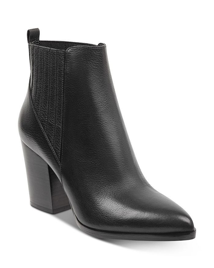 Block Heel Booties, Black Booties, Black Ankle Booties, Black Boots, Black Ankle Boots | Bloomingdale's (US)