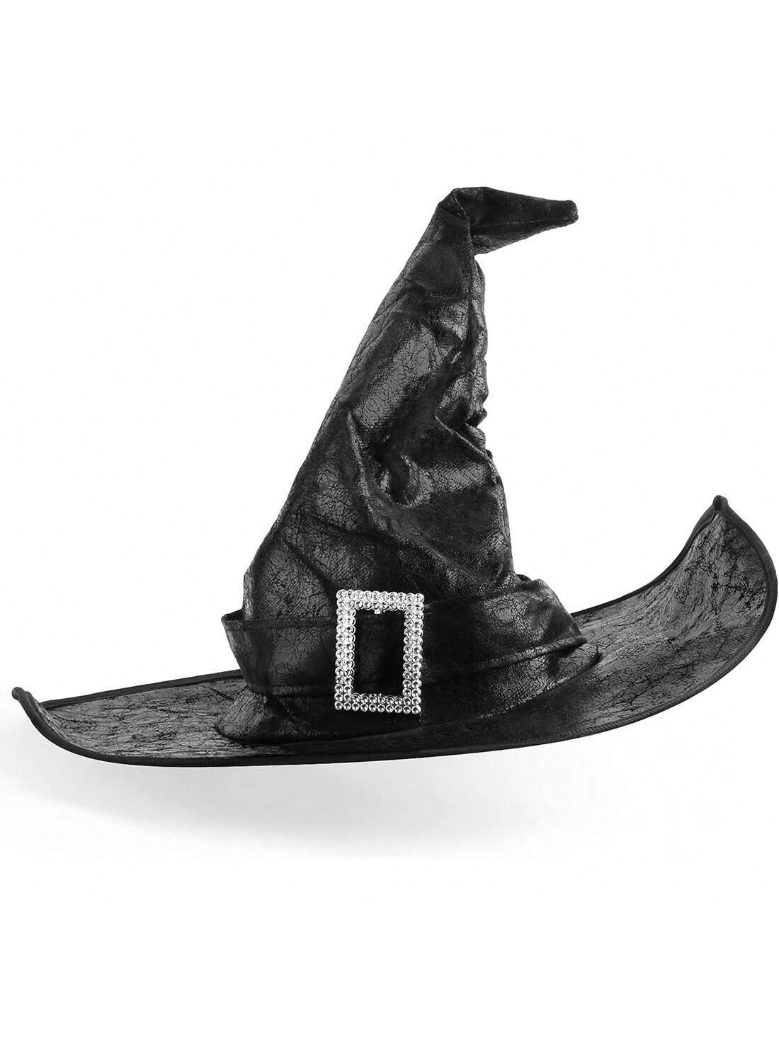 Halloween  Witches Hats Women Adult Wizard Men Costume Cosplay Party Girl Wide Brim Pointed Hat A... | SHEIN