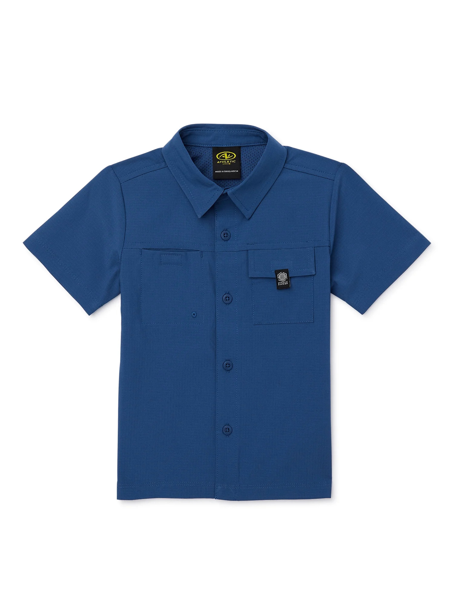 Athletic Works Toddler Boy Short Sleeve Adventure Shirt, Sizes 12M-5T - Walmart.com | Walmart (US)