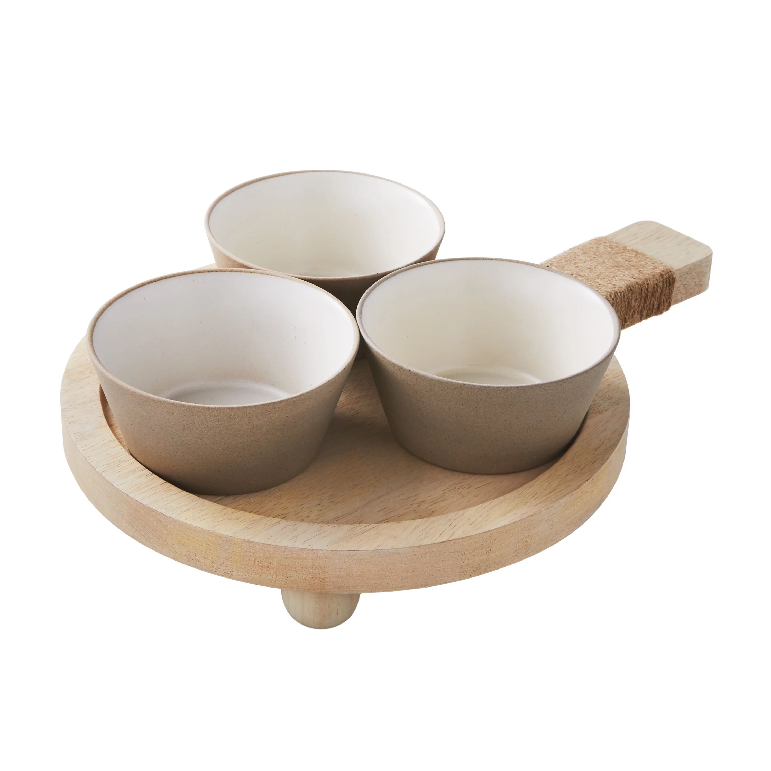 Better Homes & Gardens Whitewash Mango Wood Condiment Board Set by Dave & Jenny Marrs | Walmart (US)