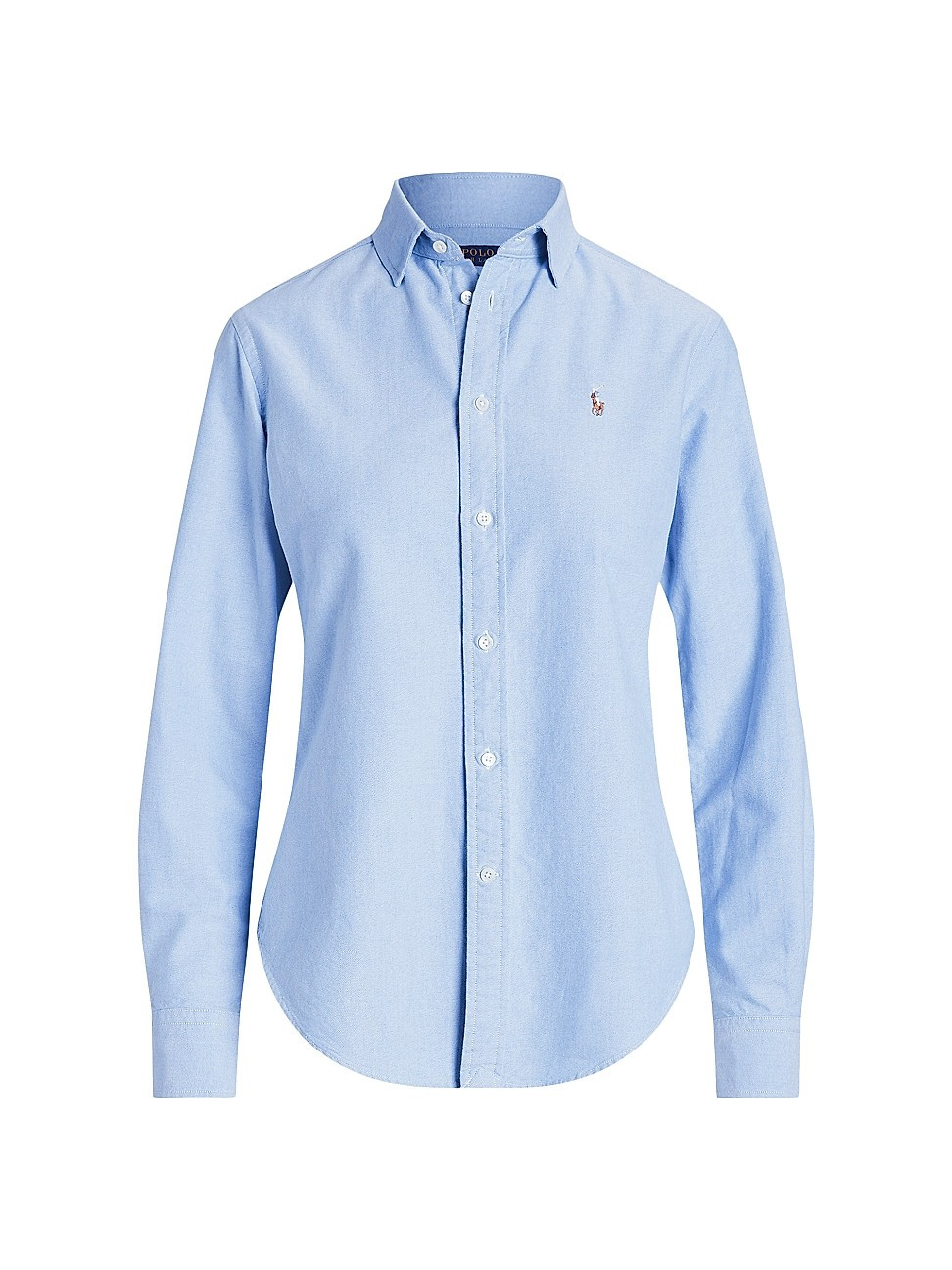 Women's Slim-Fit Cotton Oxford Shirt - Bsr Blue - Size 2 | Saks Fifth Avenue