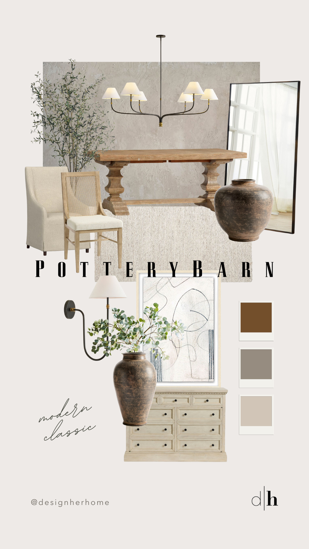 Modern charm meets timeless elegance ✨ This modern classic dining room from Pottery Barn Canada is proof that style never goes out of season. Solid wood table, luxe upholstered chairs, and a chandelier that steals the show—ready to host every moment, big or small. 🍷🍽️

Tap to shop the look and bring this effortless elegance home.

#ModernClassicDiningRoom #PotteryBarnCanada #DiningRoomInspo #LTKhome #ClassicHomeStyle #DiningRoomGoals #CanadianHomeDecor #LTKinterior #EntertainingInStyle 

 

#LTKcanada #LTKsale #LTKcasa