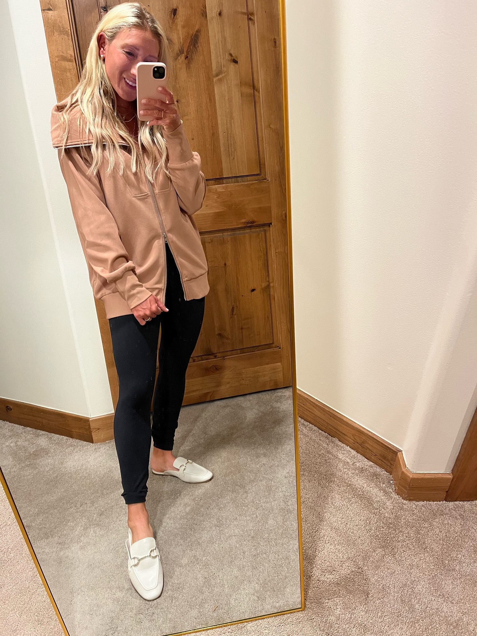 Amazon zip up. Obsessed with it zipping up from the bottom. 
Leggings, lululemon look alike. 10/10. 

#LTKfindsunder50 #LTKstyletip #LTKsalealert