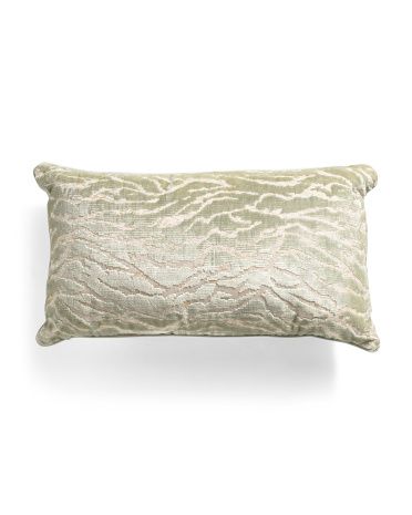 14x24 Jacquard Textured Velvet Pillow | TJ Maxx