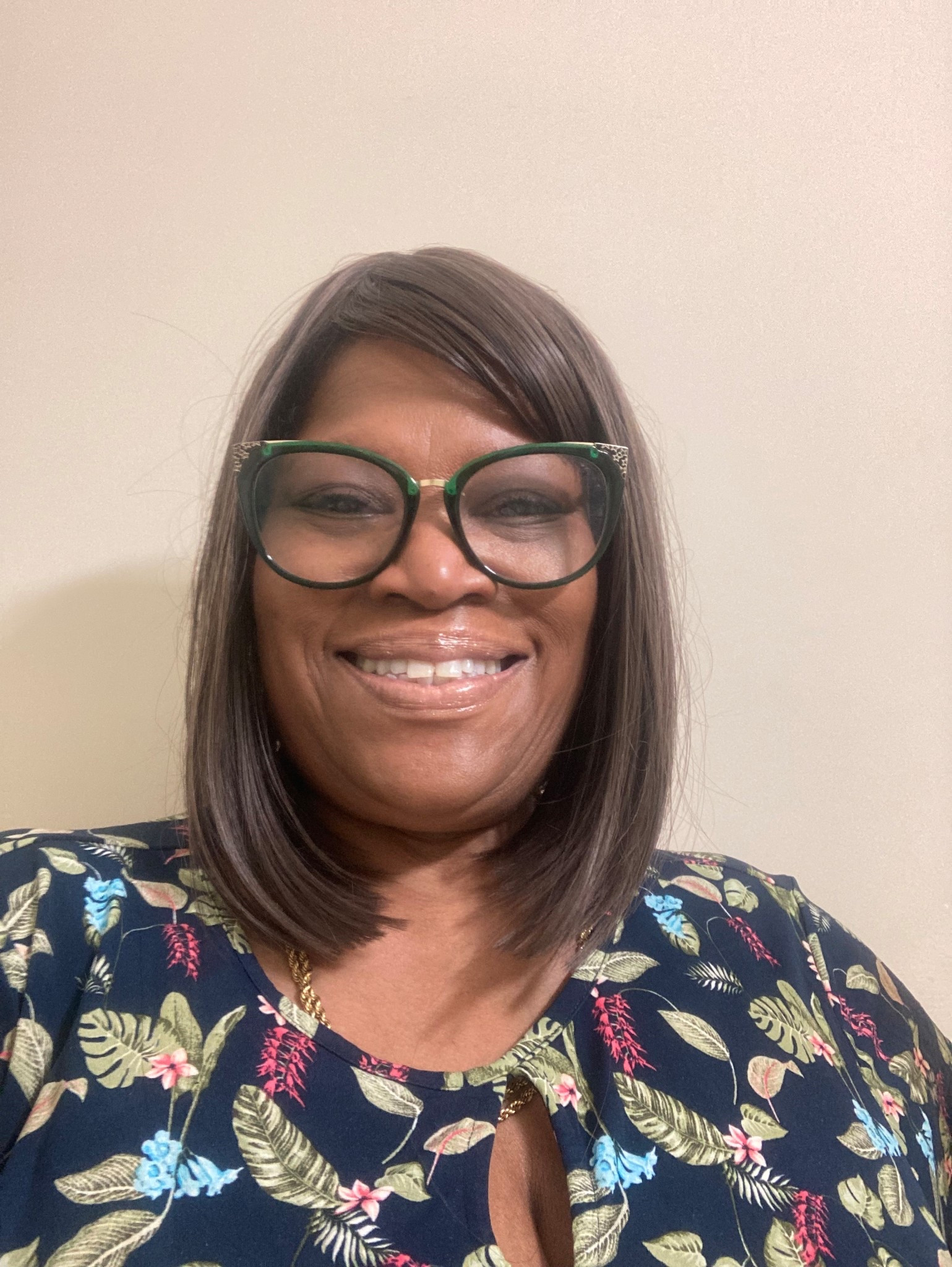 Chic everyday style 🤎 Loving this brown bob wig paired with green statement glasses and a black floral top for an effortless fashion look. Perfect mix of bold accessories and classic florals for a stylish OOTD.

#LTKPlusSize #LTKBeauty #LTKOver40