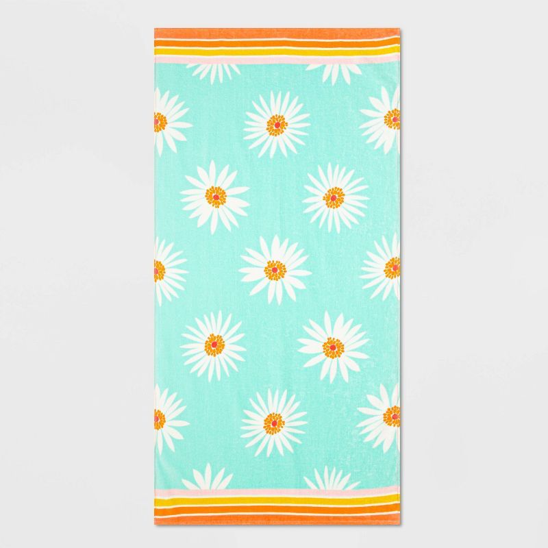 Daisy Beach Towel - Sun Squad&#8482; | Target