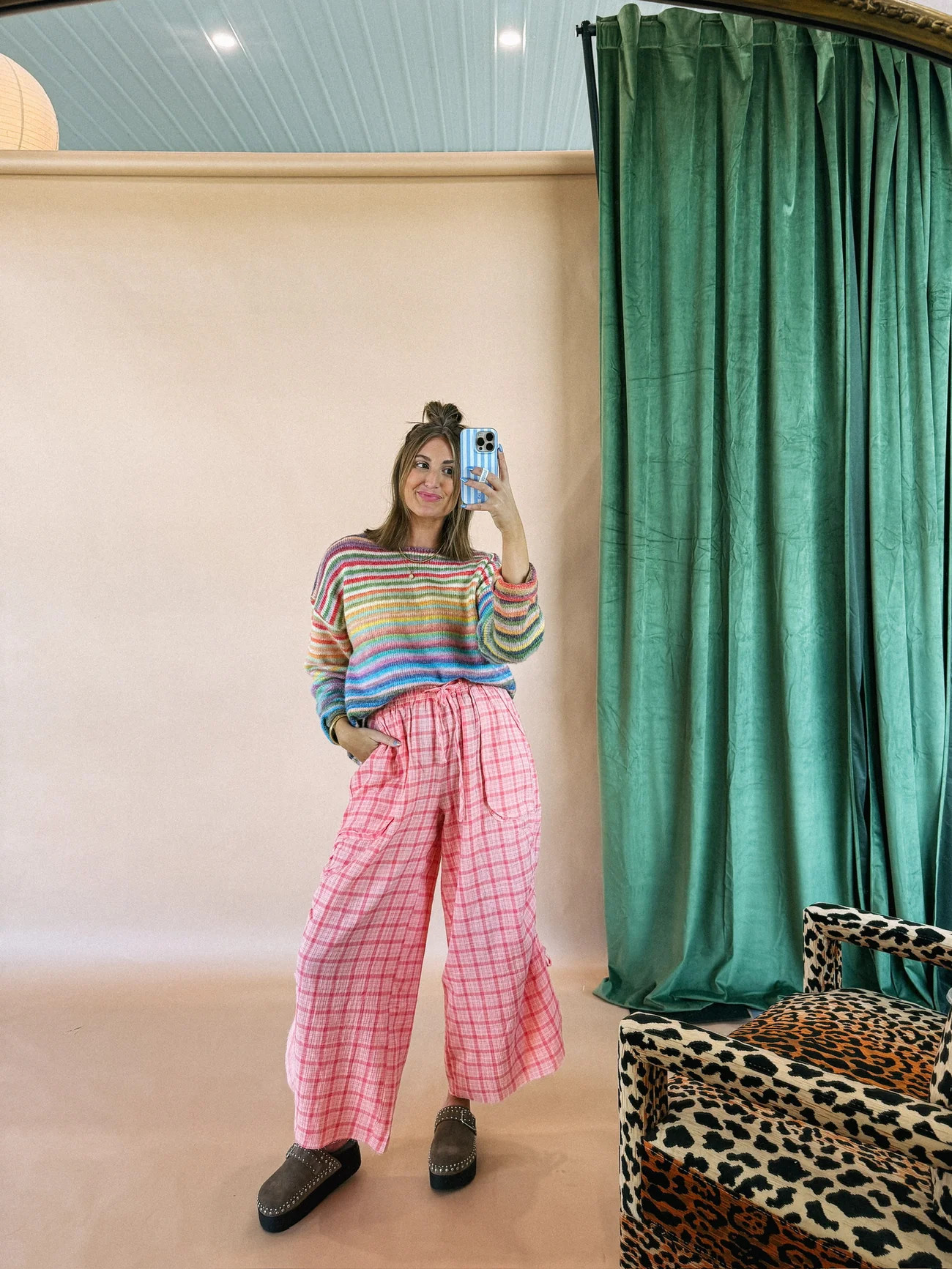 strawberry fields wide leg pants | Etta+East