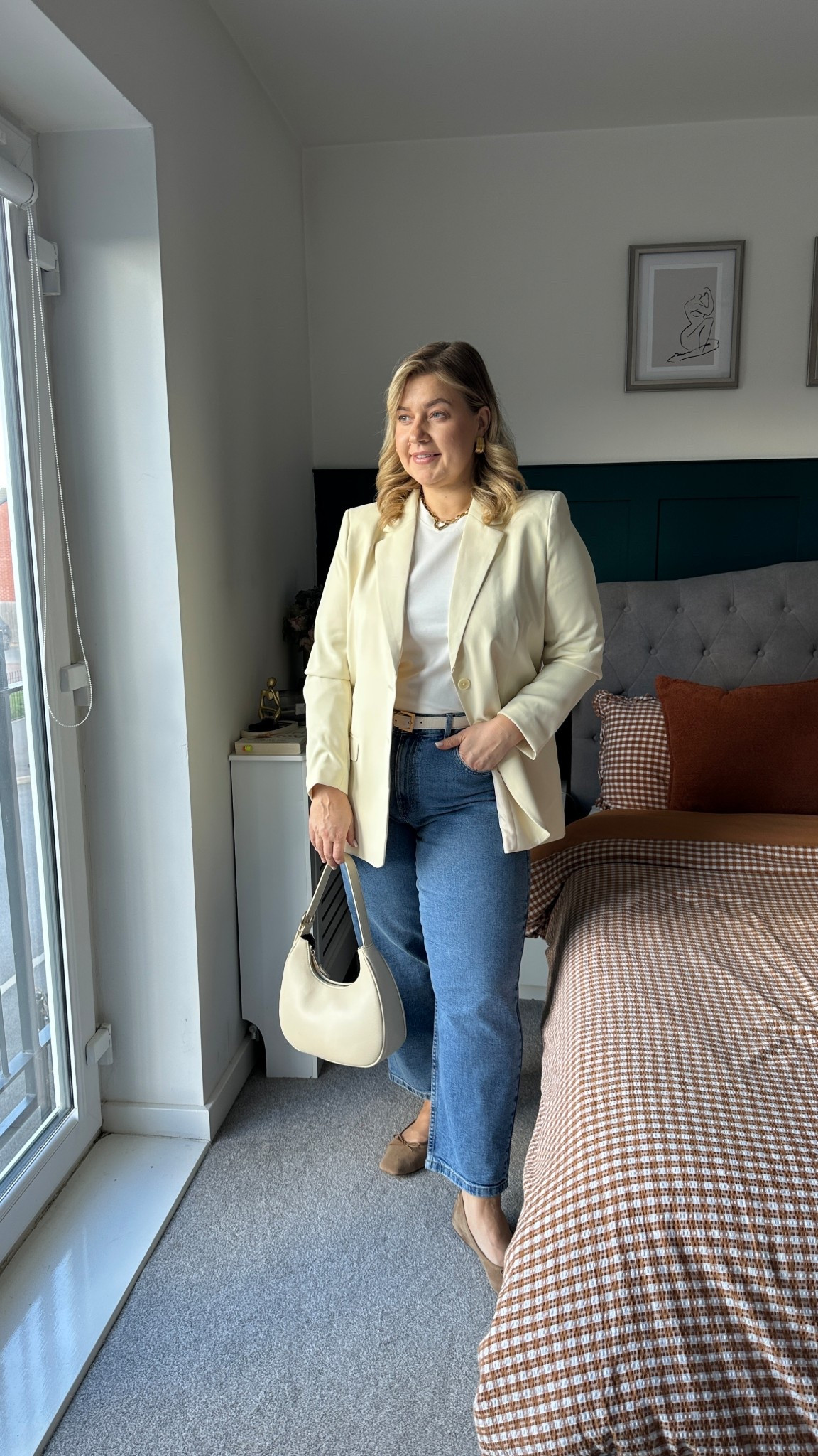 Primark spring outfit idea 
Jeans 16R
Tee L
Blazer L

#LTKspring #LTKuk