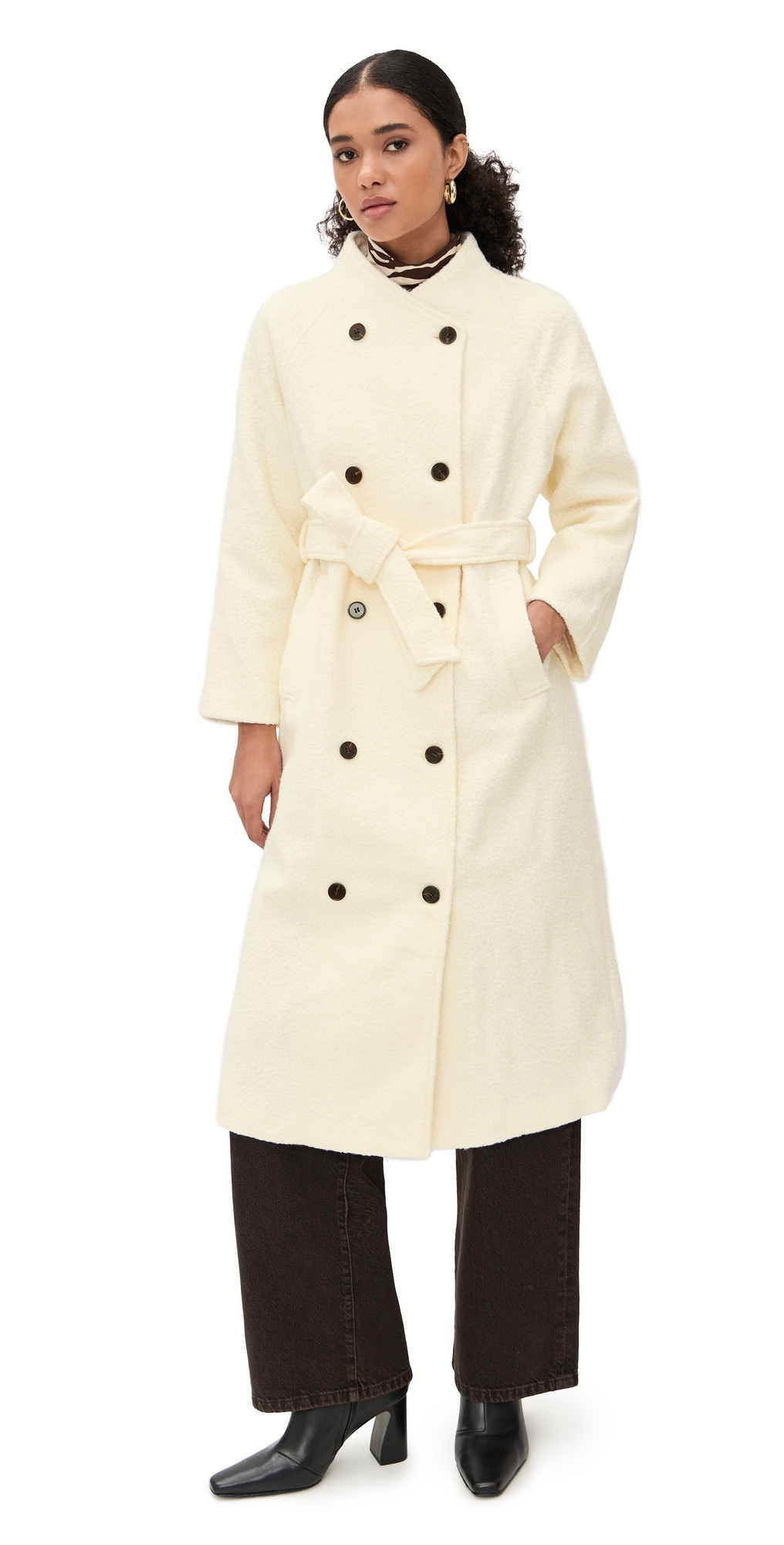 Lioness Coco Coat Cream L | Shopbop
