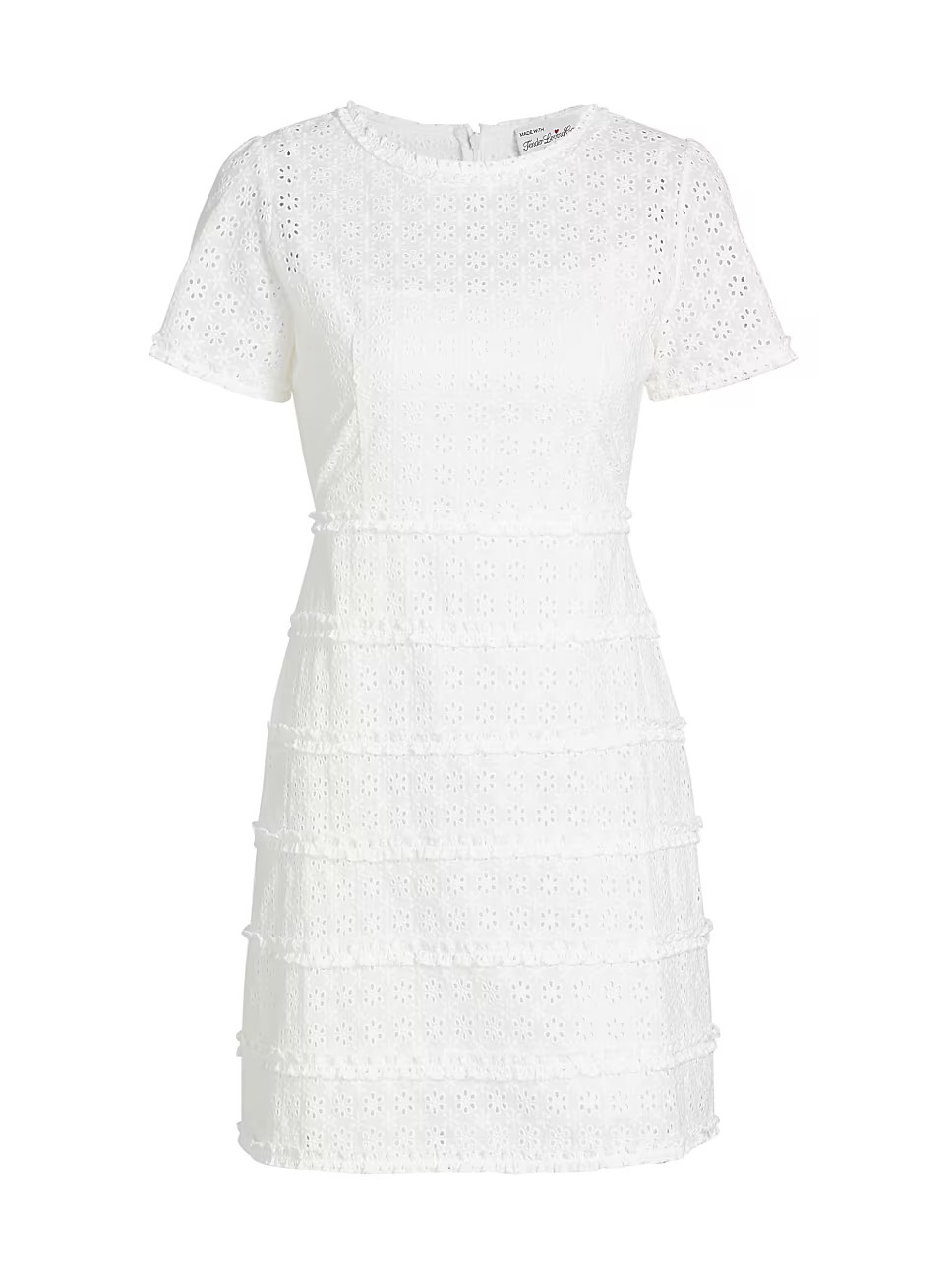 Mini Natalie Eyelet-Embroidered Minidress | Saks Fifth Avenue