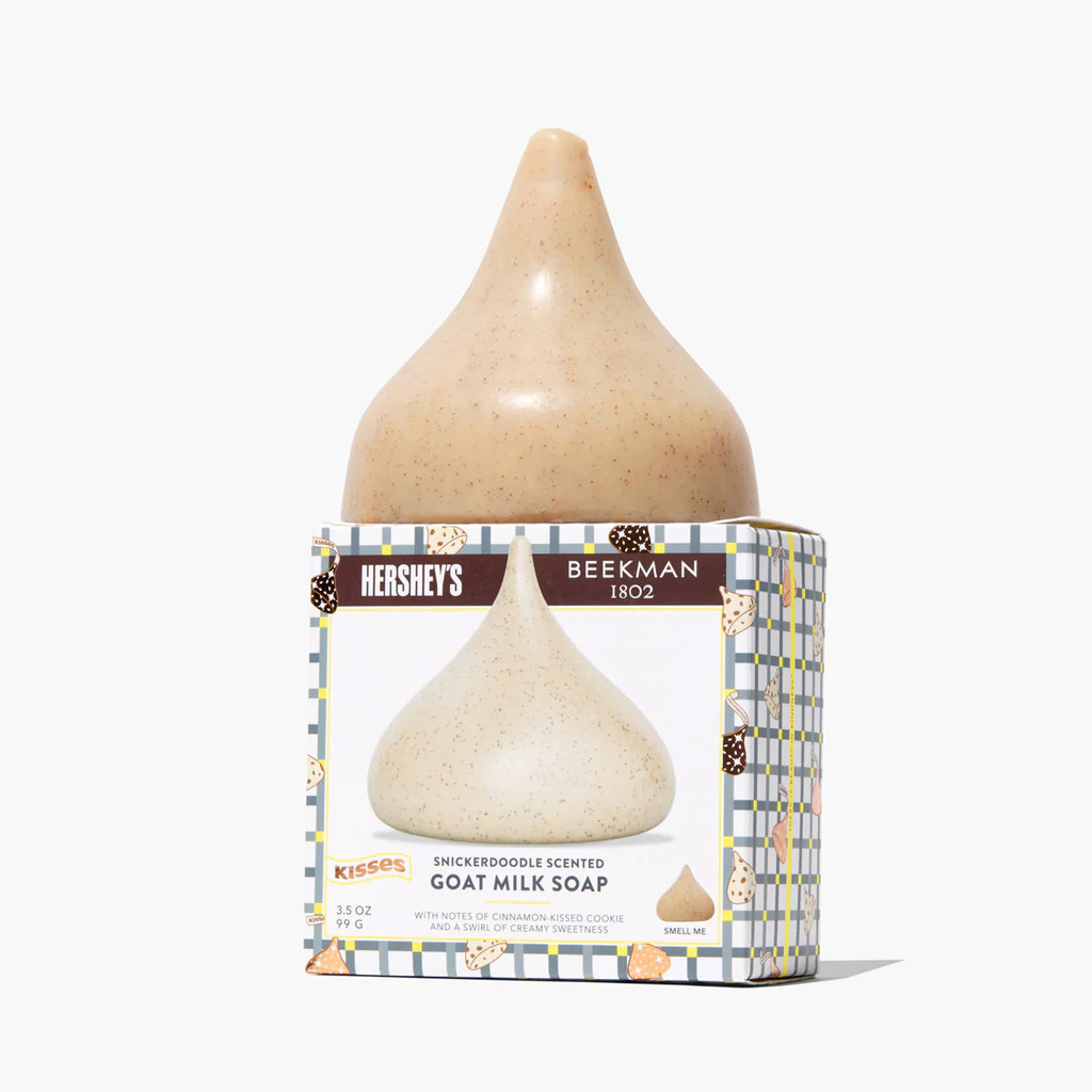 Limited-Edition Beekman 1802 x HERSHEY'S KISSES Snickerdoodle Goat Milk Soap | Beekman 1802