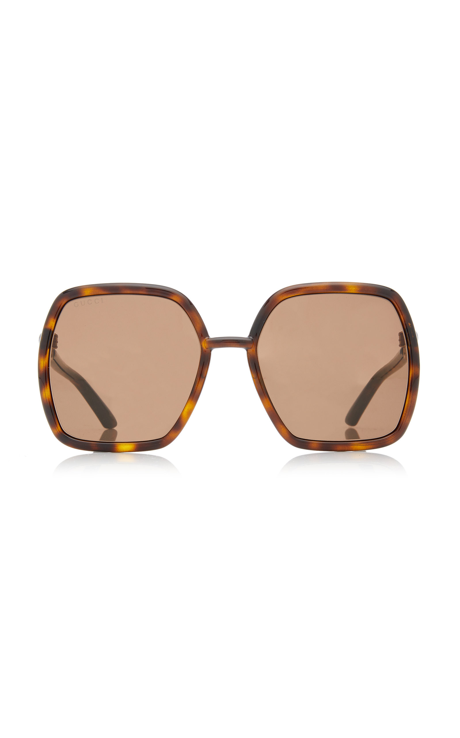 Oversized Square-Frame Injection Sunglasses | Moda Operandi (Global)