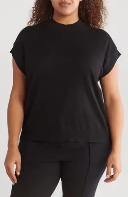 T Tahari Crewneck Shell Sweater in Black at Nordstrom Rack, Size 2X | Nordstrom Rack