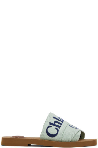 Green Woody Slides | SSENSE