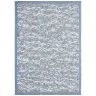 Tommy Bahama Marlin Blue 5 ft. x 7 ft. Indoor/Outdoor Area Rug 2-6821-309 - The Home Depot | The Home Depot