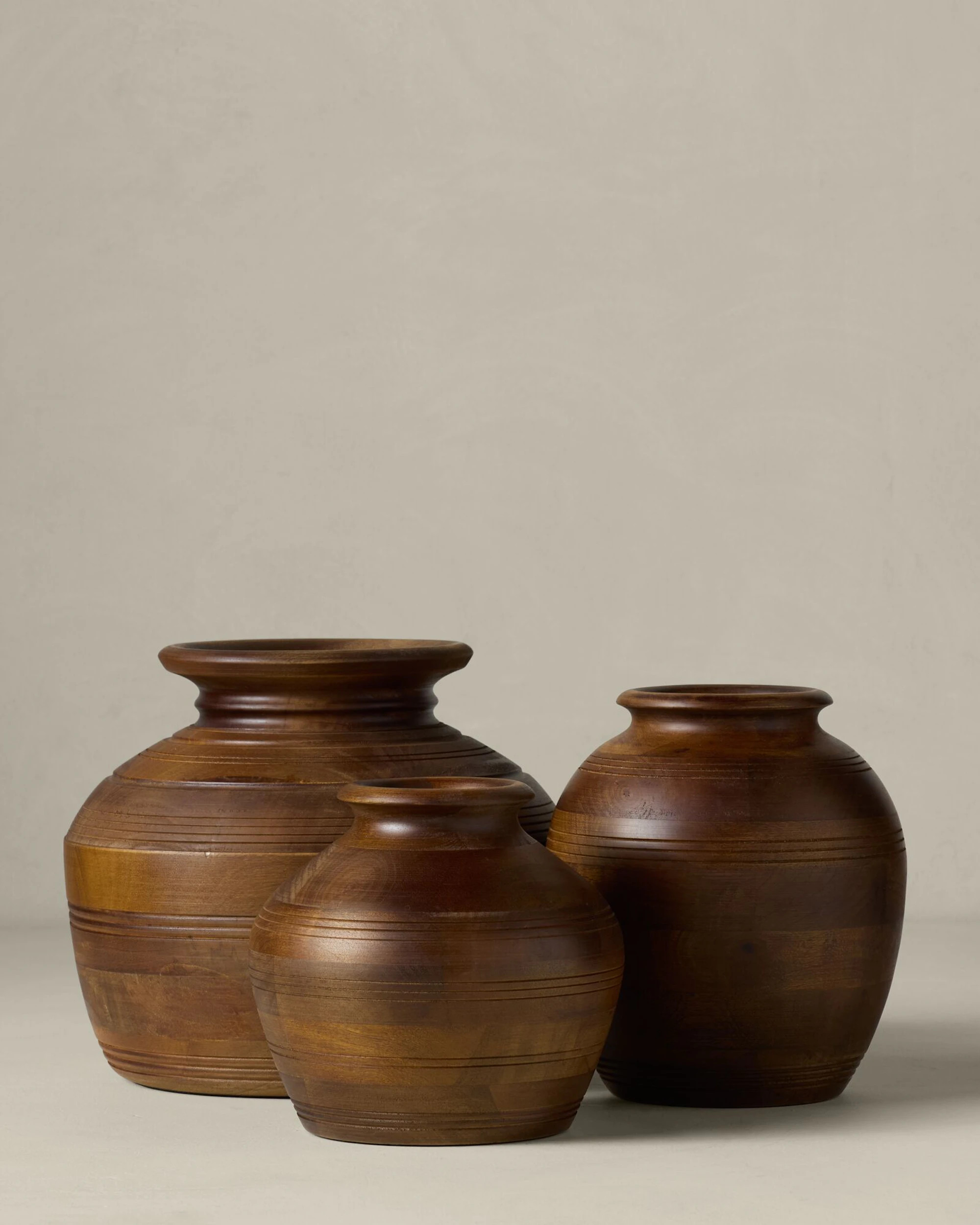 Zucco Wood Urns | Joon Loloi | Joon Loloi