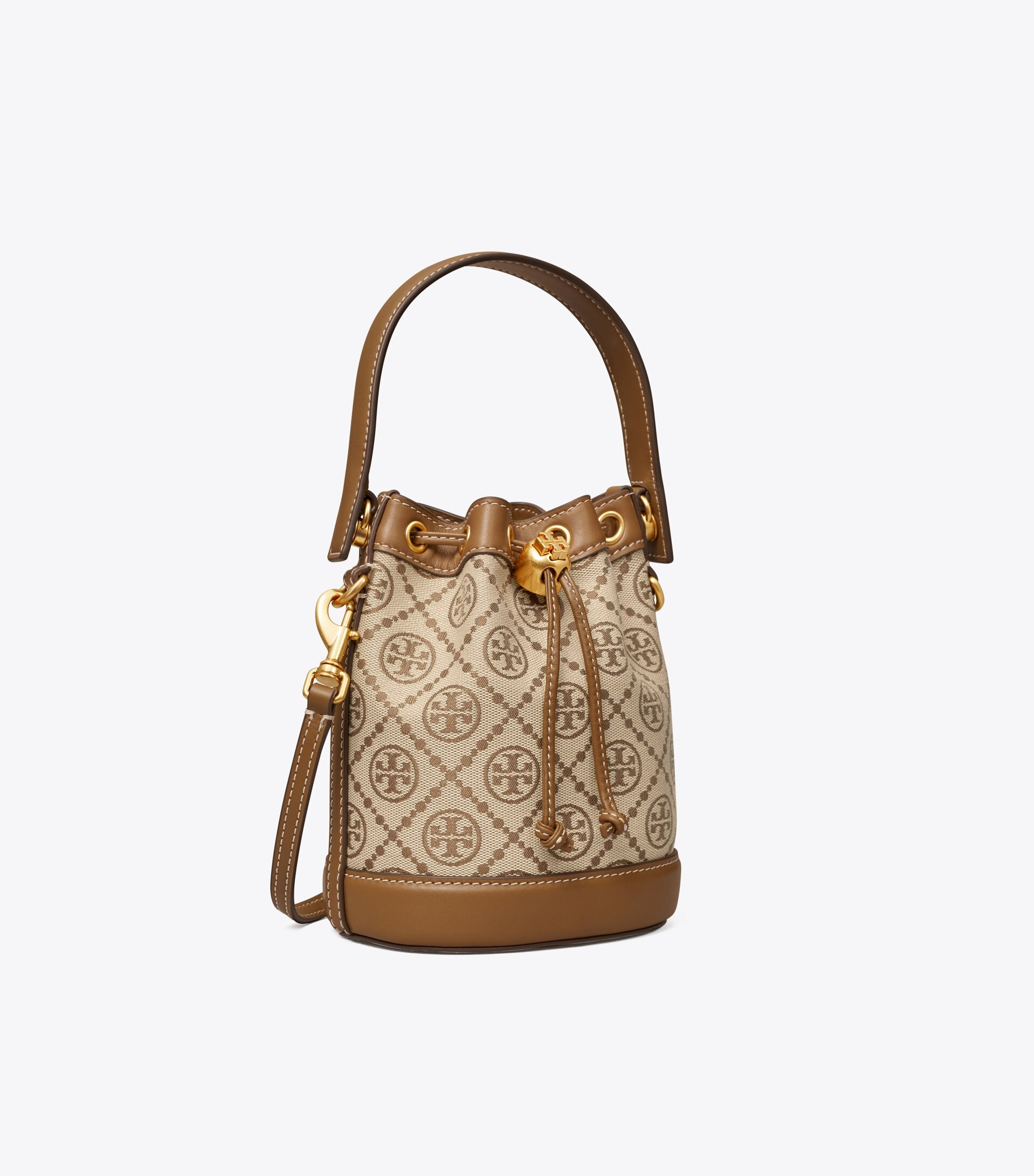 T Monogram Jacquard Mini Bucket Bag | Tory Burch (US)