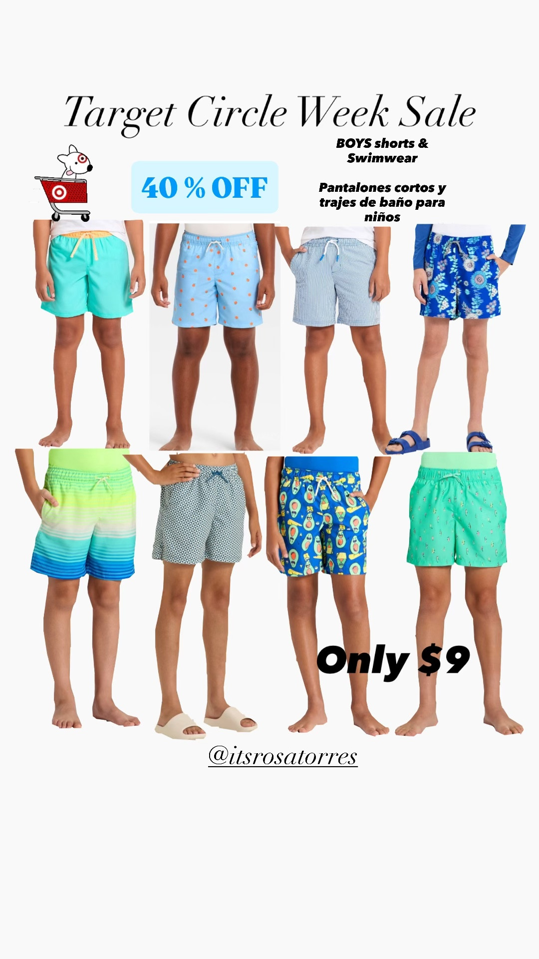 Target Circle Sale boys shorts & swimwear for only $9. Grab them before they are gone!!! @Target 

#boys shorts #boysswimwear #boysclothes #summerclothes #tareget #targetfinds #circleweek 

#LTKKids #LTKSaleAlert #LTKSeasonal
