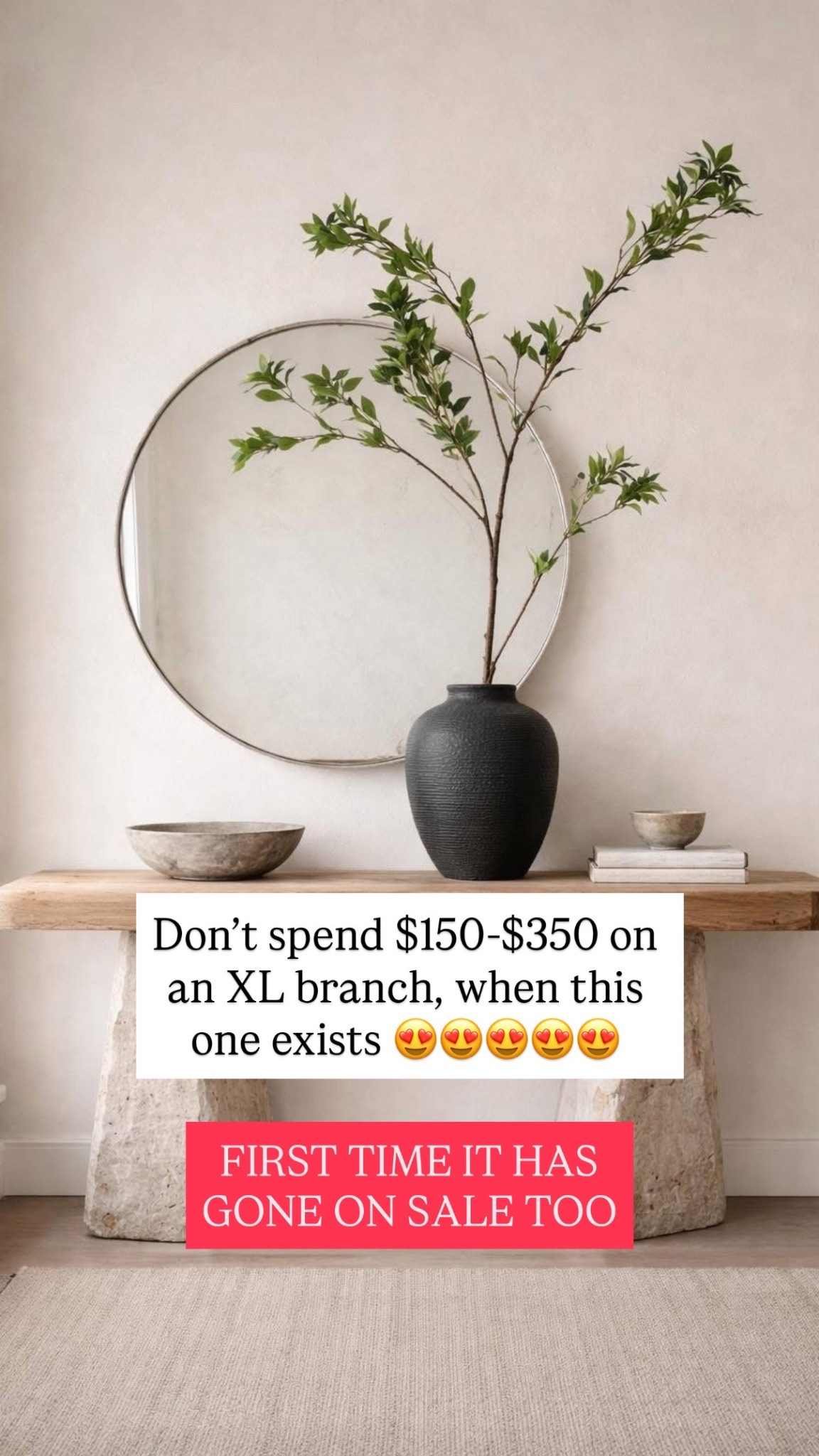 Don’t spend $150-$350 on an XL branch, when this one exists 😍😍😍😍😍

Use code “fauxstem”