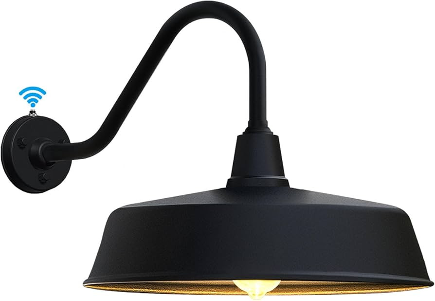 JOESA Extra Large 21" Gooseneck Outdoor Barn Light Dusk with Dawn - Farmhouse Style Classic Exter... | Amazon (US)