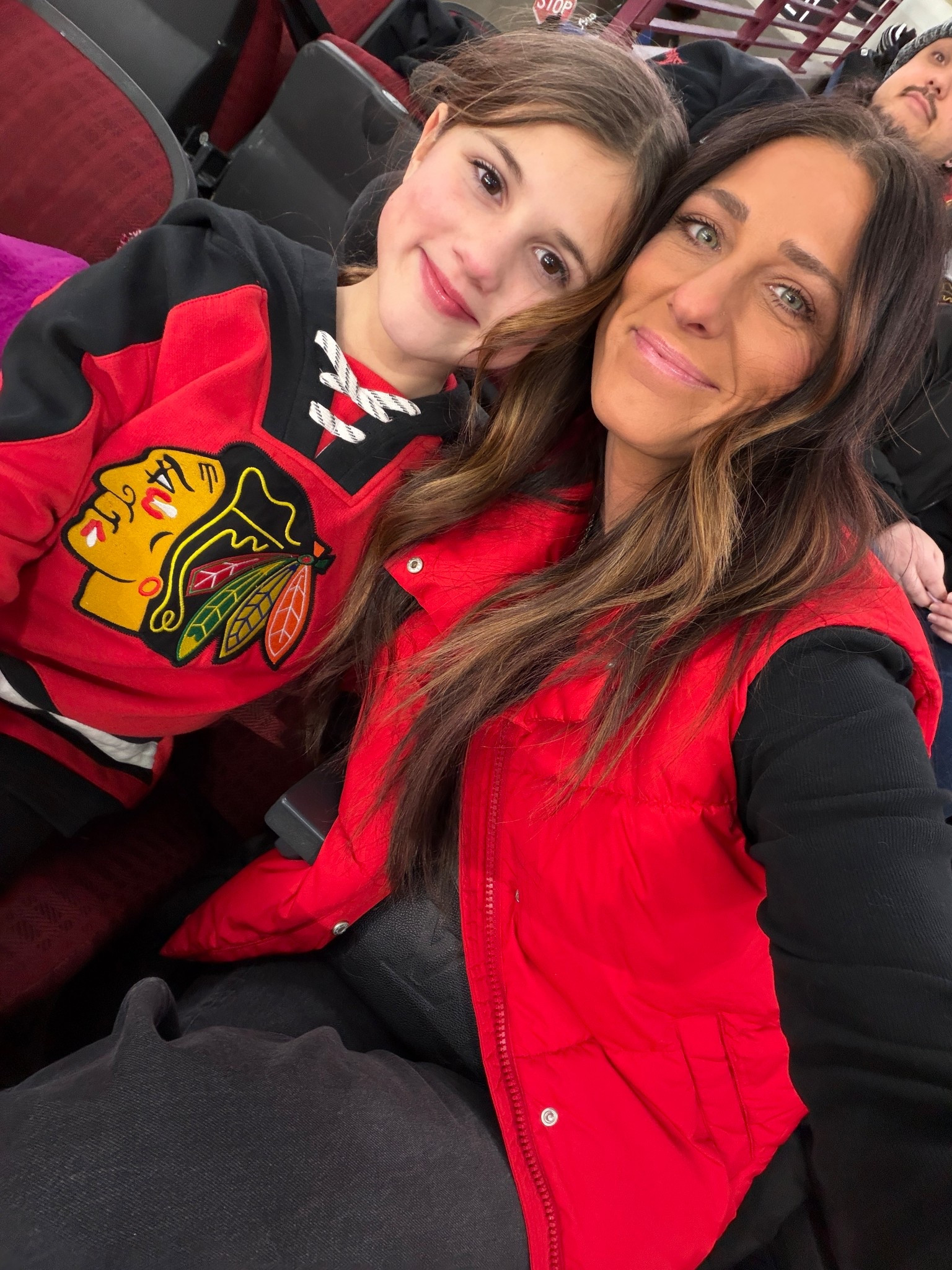 First hockey game for my girl and it was a good one! A vest and a body suit are always a good idea when you need something to wear ♥️ 

#LTKKids #LTKootd #LTKmomlife
