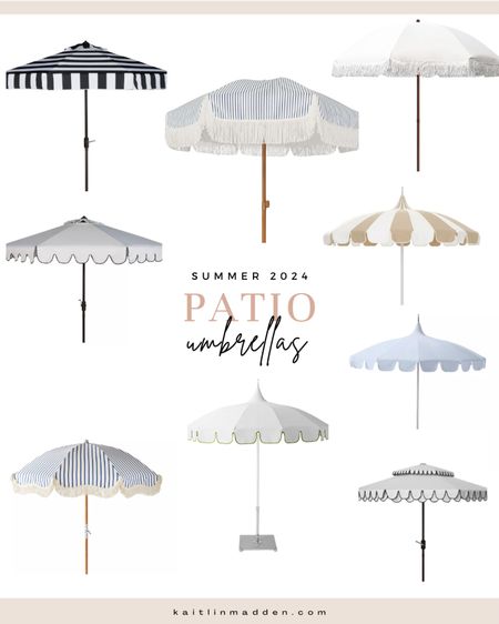 A few of my favorite patio umbrellas for the season 

#LTKhome