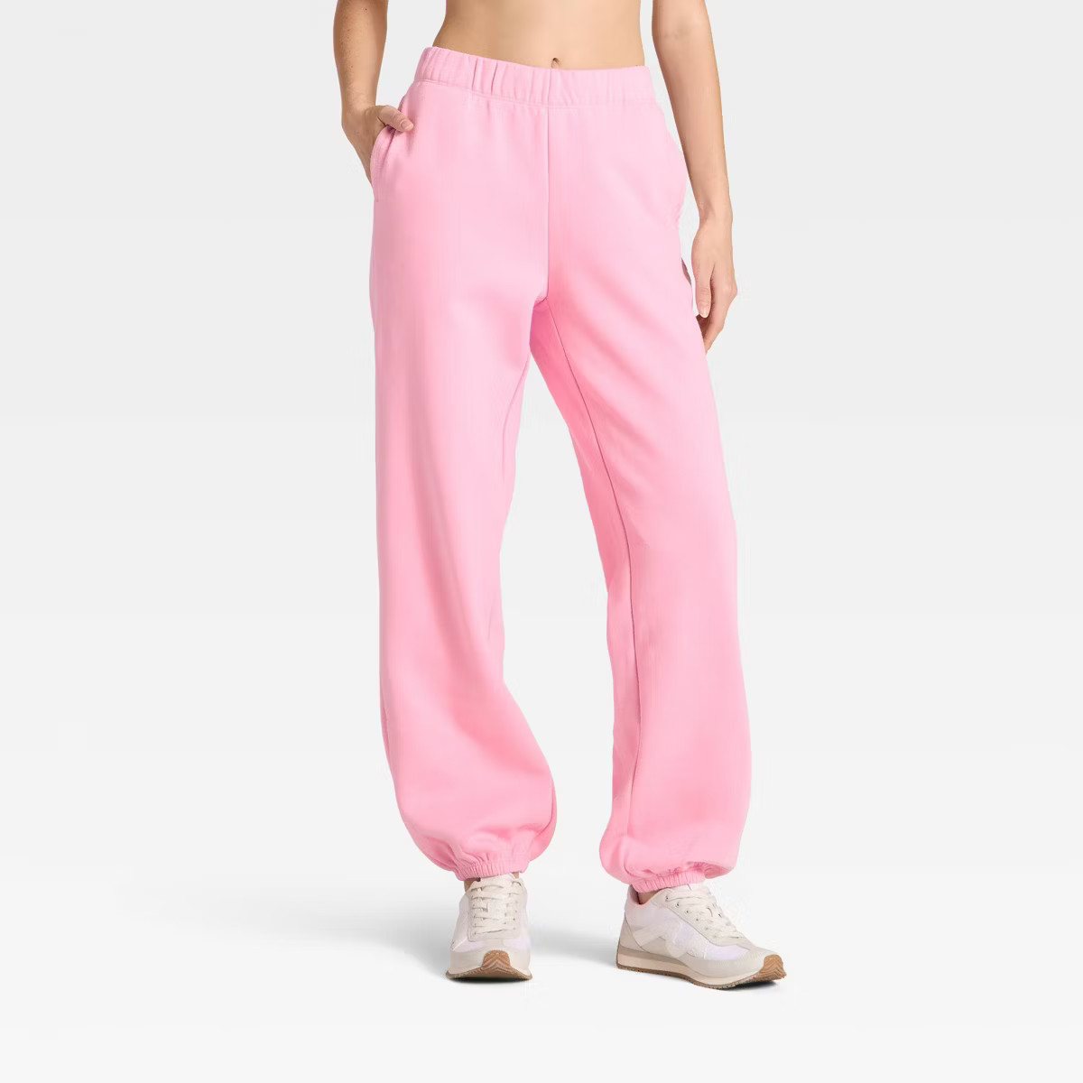 Women's Cinched Fleece Jogger Sweatpants - JoyLab™ | Target
