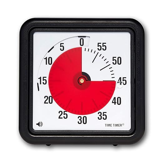 Time Timer Original 8 inch; 60 Minute Visual Timer – Classroom Or Meeting Countdown Clock for K... | Amazon (US)