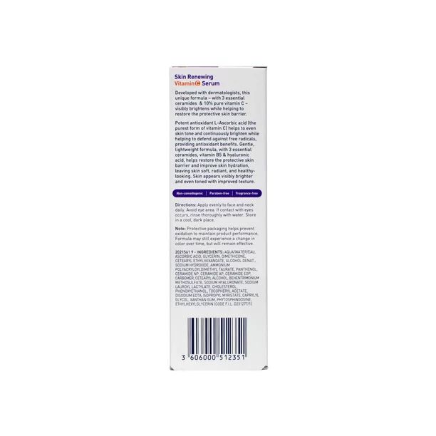 CeraVe Skin Renewing Vitamin C Serum with Ceramides, Hyaluronic Acid and Vitamin B5 1 fl oz | Walmart (US)