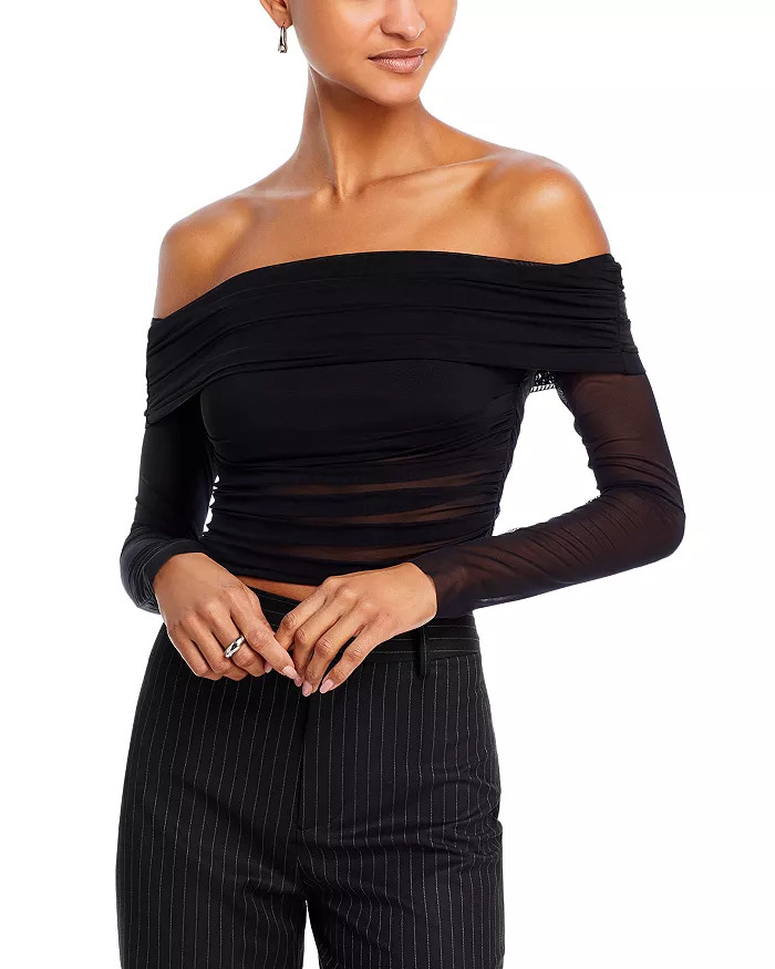 Isadola Off-the-Shoulder Ruched Top | Bloomingdale's (US)