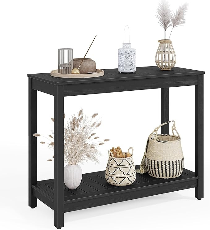 DWVO 38.3" Outdoor Bar Table Console Table, HIPS Material Indoor Outdoor Multifunctional Buffet B... | Amazon (US)