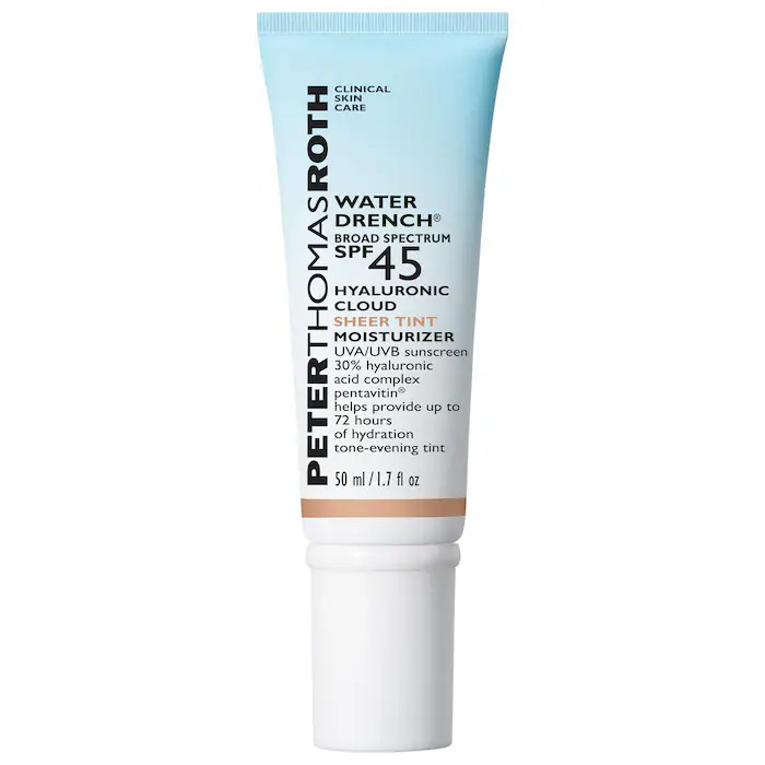 Water Drench® Hyaluronic Cloud Sheer Tint Moisturizer Broad Spectrum Sunscreen SPF 45 - Pete... | Sephora (US)
