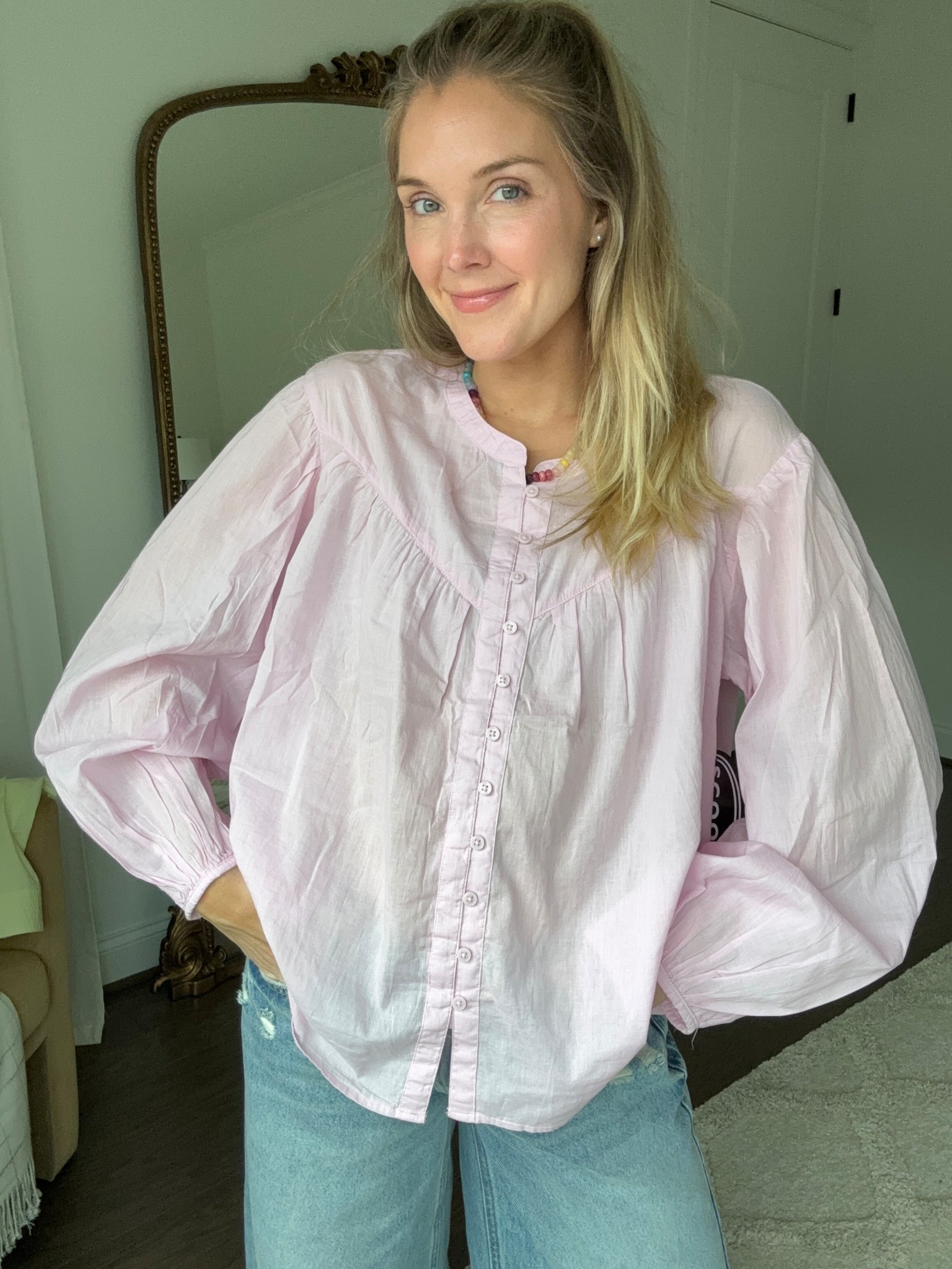 The cutest blouse 

#LTKmomlife #LTKgrwm #LTKdayinmylife