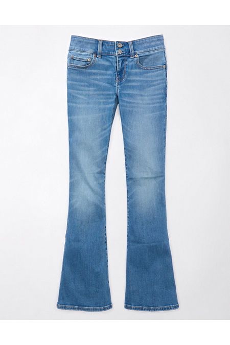 AE Next Level Super Low-Rise Flare Jean | American Eagle Outfitters (US & CA)