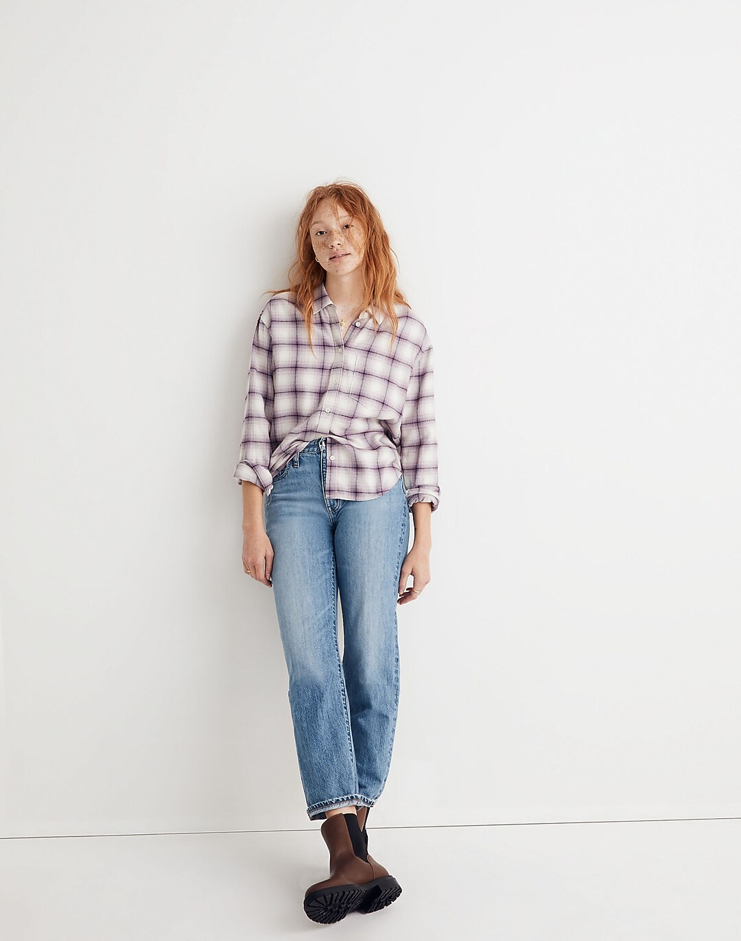 Flannel Kempton Button-Up Shirt in Linbrook Plaid | Madewell