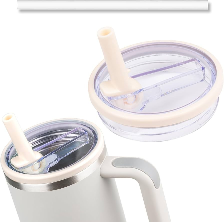 40 oz Tumbler Flip Straw Lid Compatible with Stanley Cup 40oz Tumbler Tumbler Cover Compatible wi... | Amazon (US)