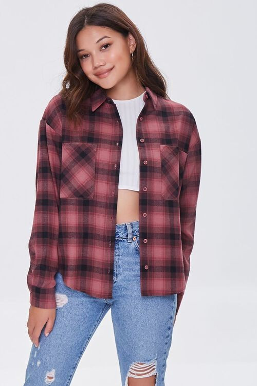 Plaid Flannel Shirt | Forever 21 (US)