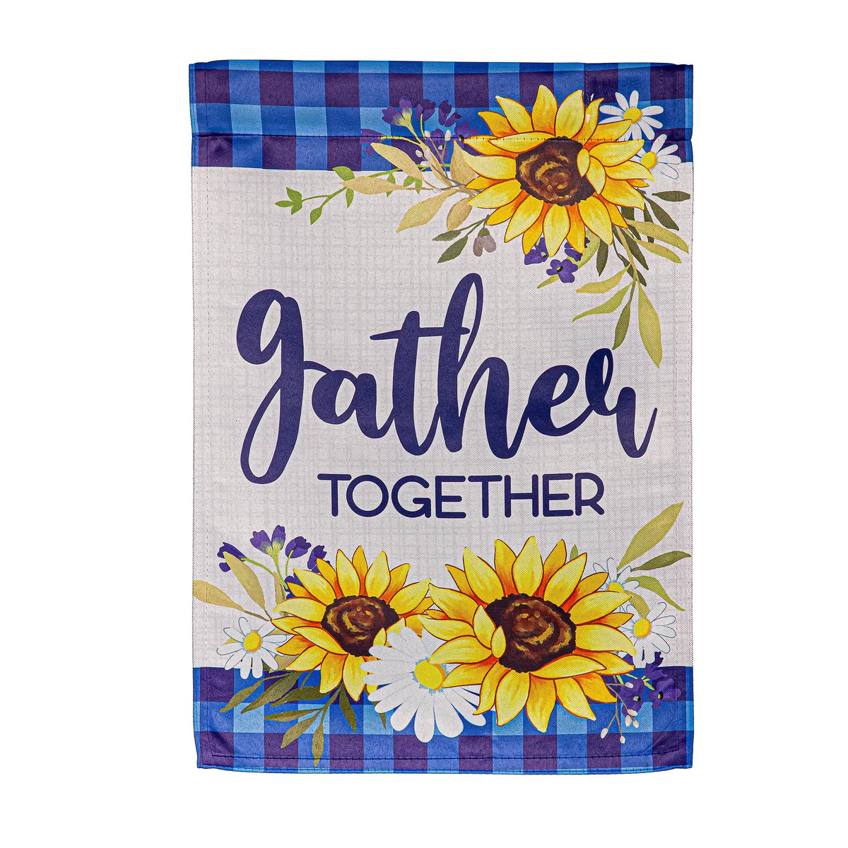 Gather Suede Garden Flag | My Evergreen