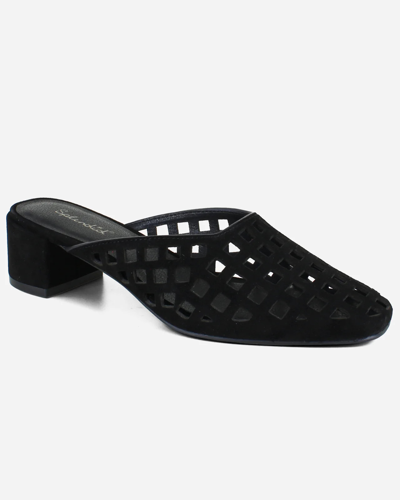 Ria Suede Mule in Black | Splendid