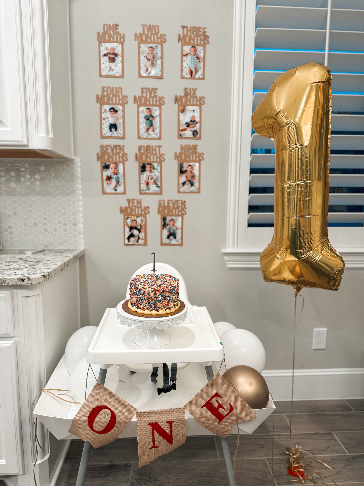 First birthday set up 🥳

#LTKfamily #LTKbaby #LTKbump