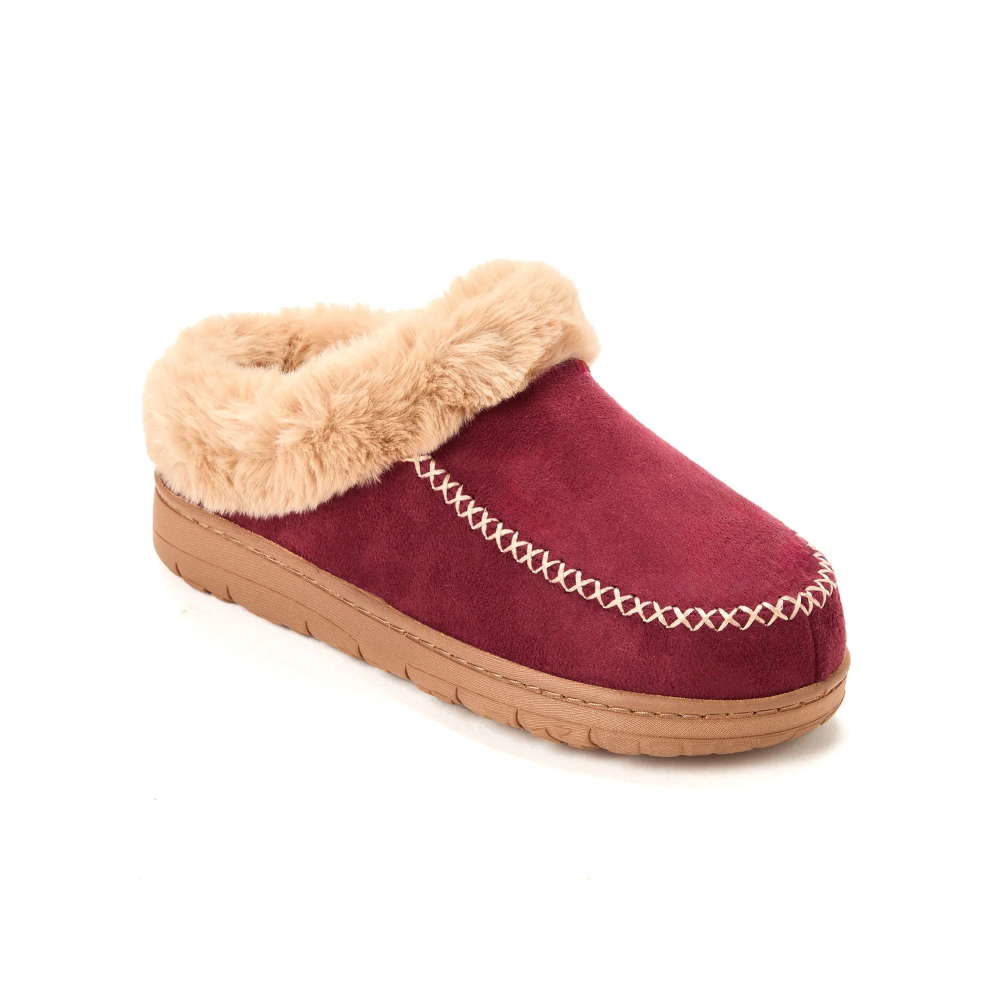 Dearfoams Cozy Comfort Women's Moc Toe Clog Slippers | Walmart (US)