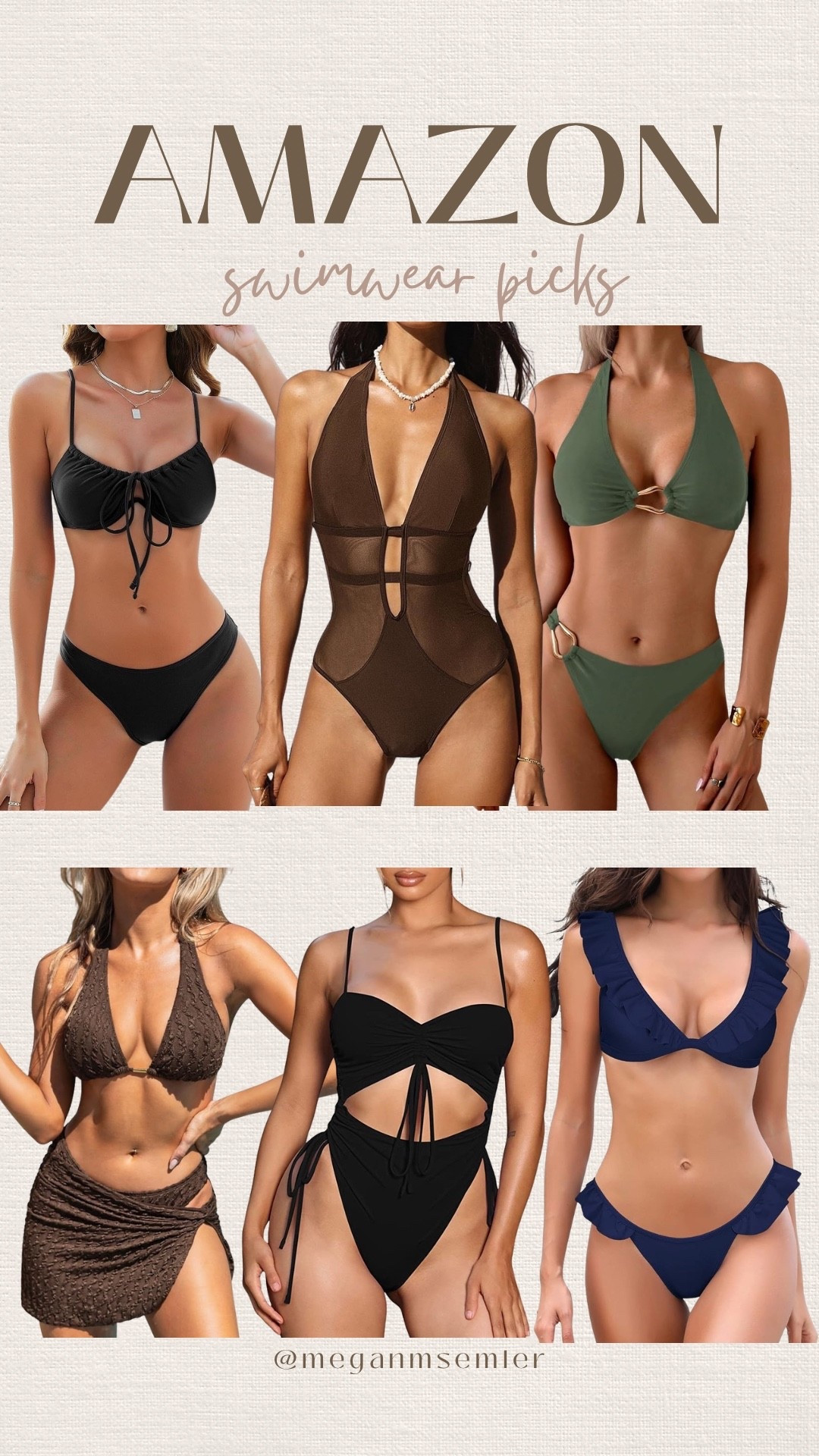 Amazon swimwear picks 

#LTKootd #LTKgrwm #LTKSwim