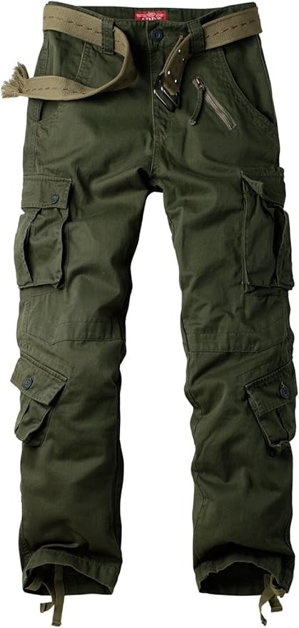 Alfiudad Womens Cargo Pants with Pockets Casual Military Army Hiking Combat Tactical Work Pants T... | Amazon (US)