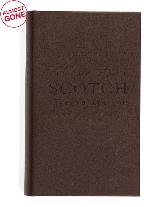 Single Malt Scotch Leather Bound Book | TJ Maxx