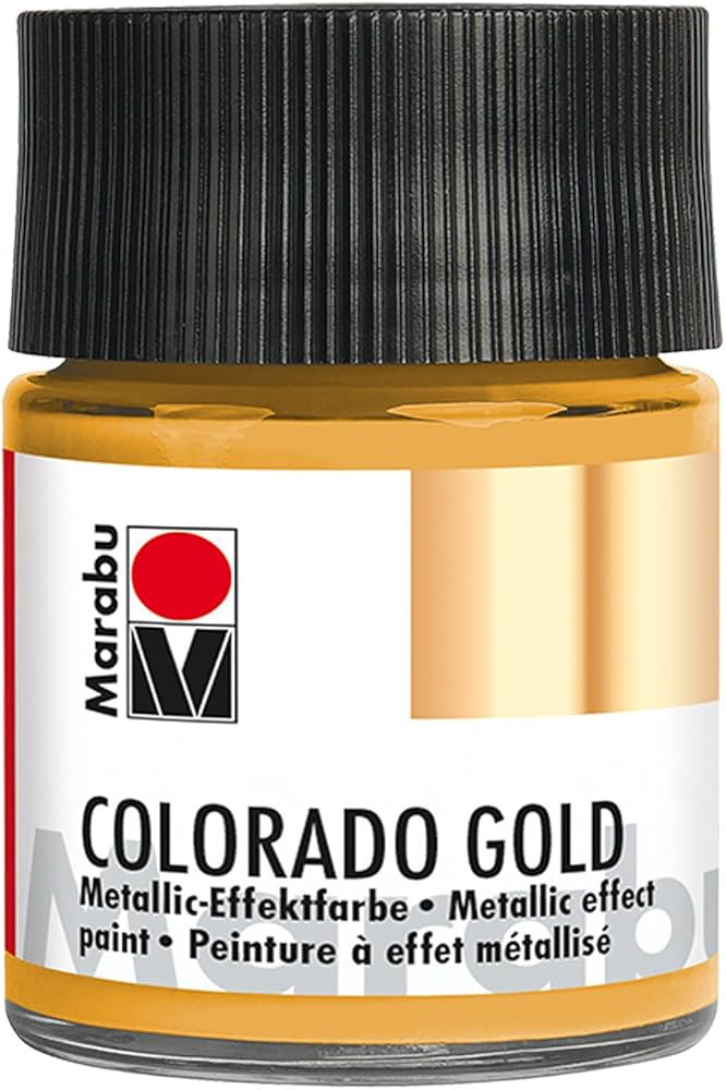 Colorado Gold Metallic Effect Paint 50ml Glass | Amazon (DE)