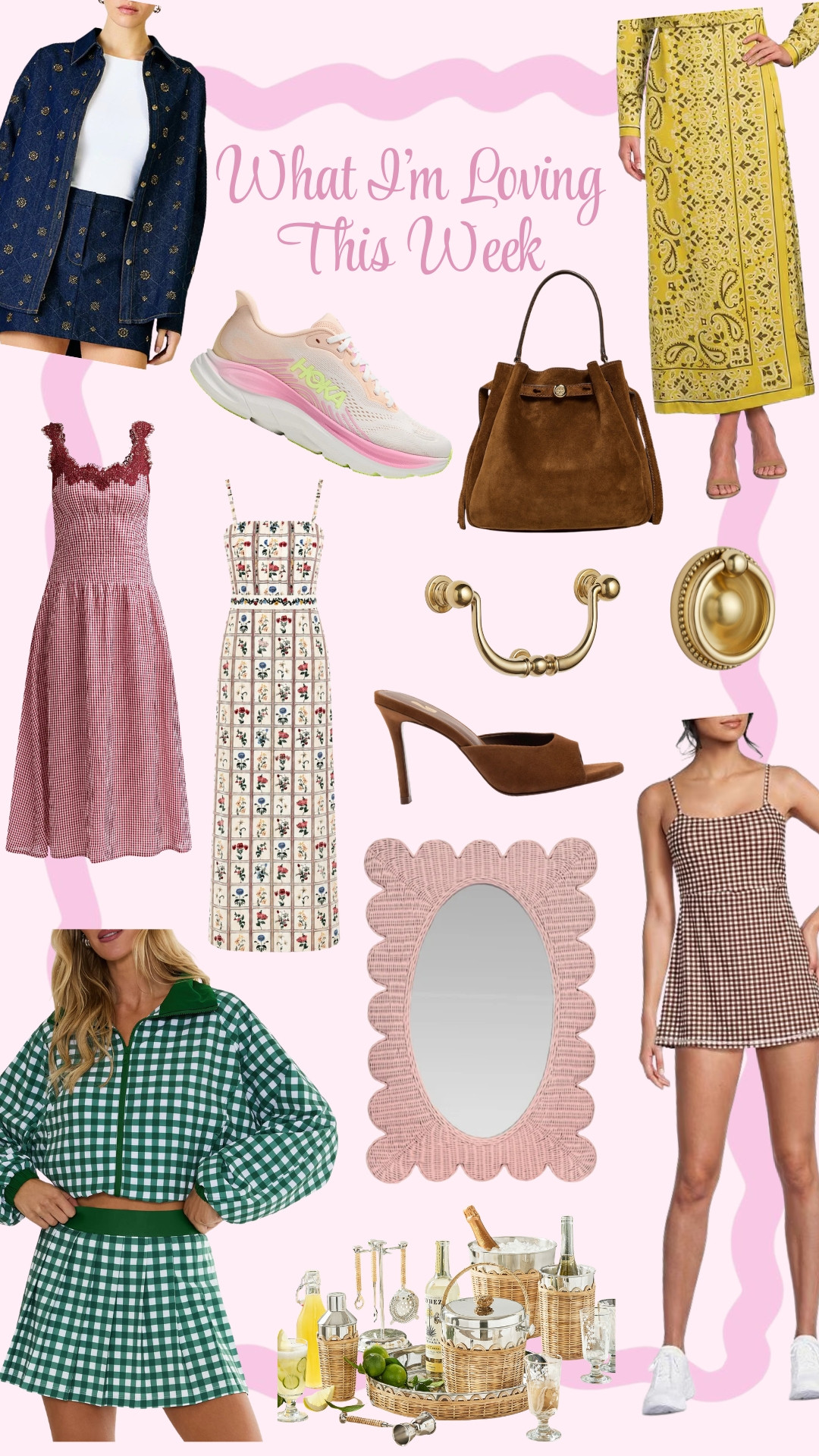 What I'm loving this week! Mirror is from Fig Linens & Home  

 #LTKdayinmylife #LTKootd #LTKHome