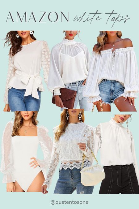 Bridal white tops for Bachelorette activities! These long sleeve white blouses are perfect for brides to be for events leading up to your wedding from Amazon!

#LTKwedding #LTKunder50