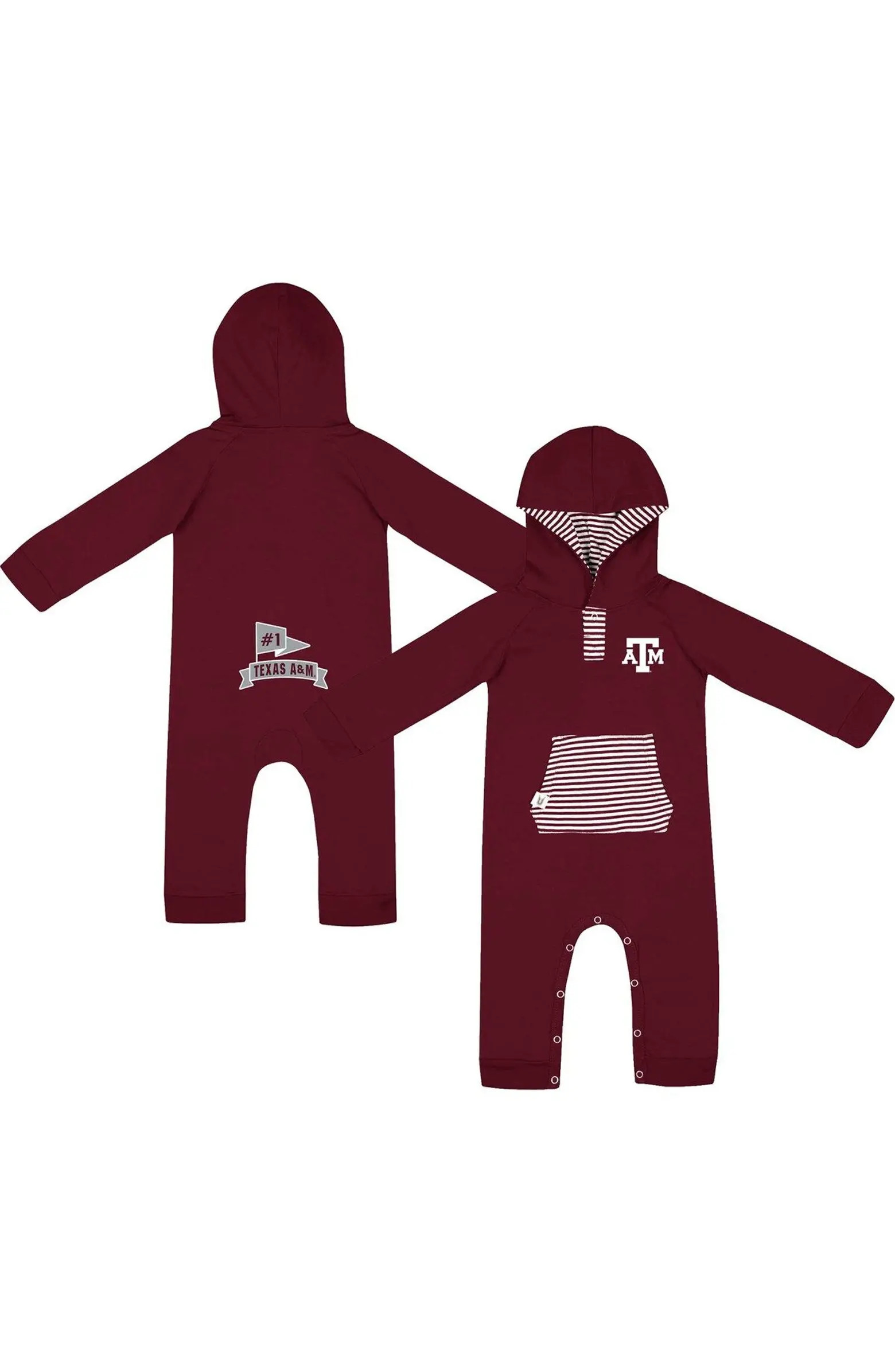 Infant Colosseum Maroon Texas A&M Aggies Whowonkas Raglan Long Sleeve Hoodie Jumper | Nordstrom