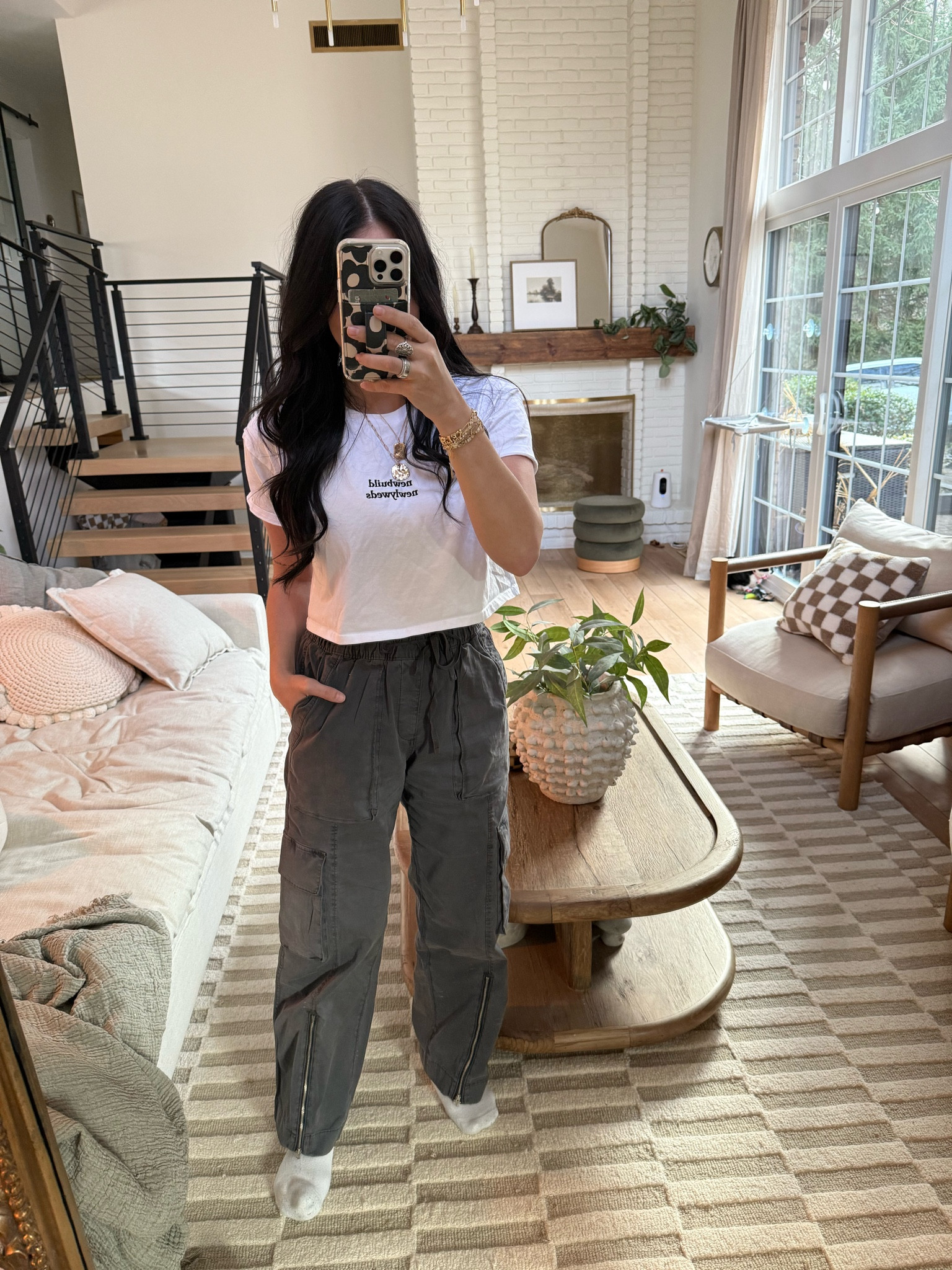 Obsessed with these cargo pants, they are so comfy and cute. They are extremely oversized though, I had to size down to an XS and I’m usually in medium. #AF #abercrombie #AandF

#LTKFindsUnder100 #LTKSeasonal #LTKSpringSale